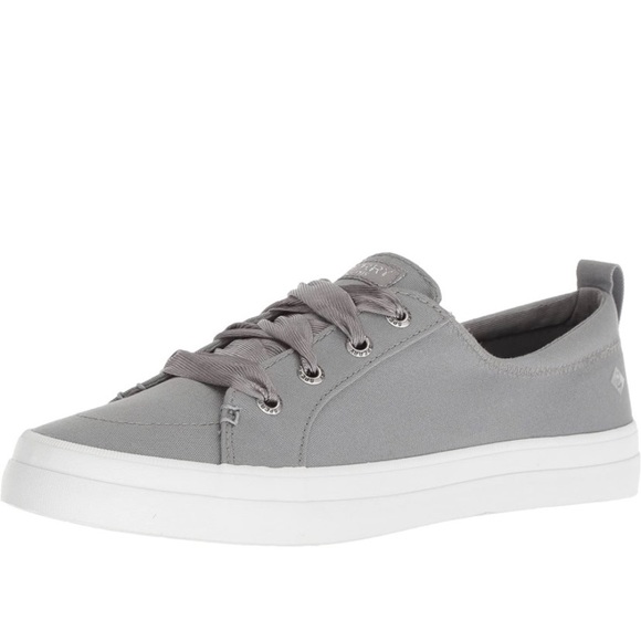 Sperry Shoes - LIKE NEW Sperry Womens Crest Vibe Satin fixed lace gray sneakers…DISCONTINUED!